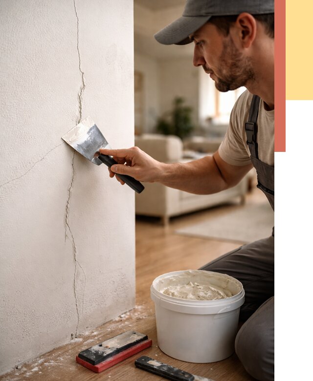 Заделка трещин и сколов в Югорске от 2502 руб. — быстро и недорого | ОТДЕЛОЧНИК-Югр