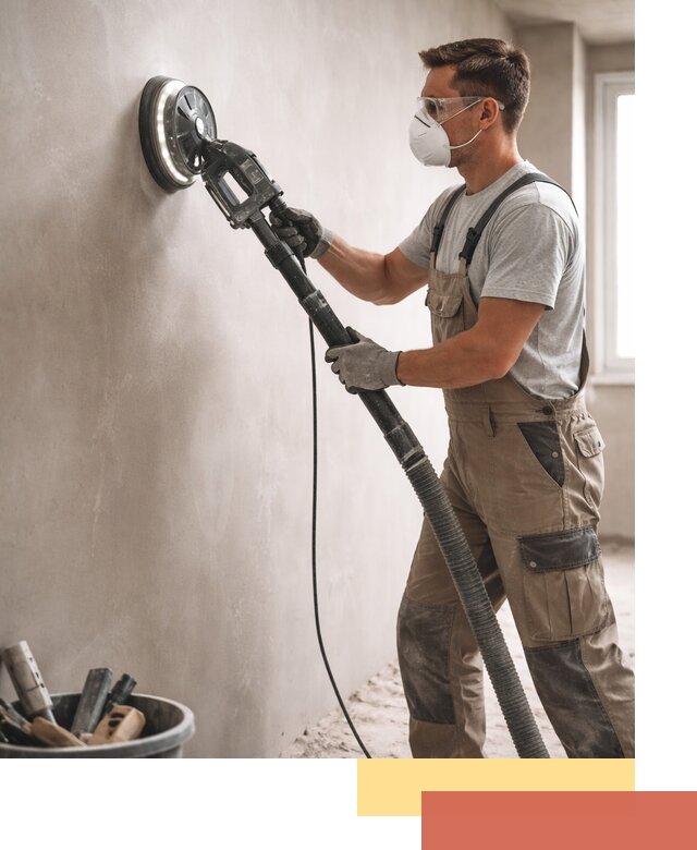 Профессиональная шлифовка стен в Югорске быстро и качественно