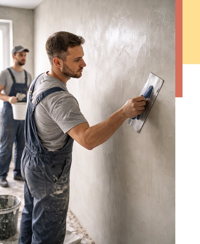 Глянцевание штукатурки стен в Югорске от 7658 руб. — услуги и затирка | ОТДЕЛОЧНИК-Югр