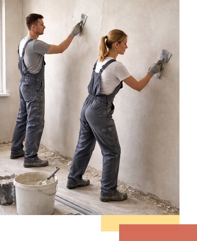 Штукатурка стен под обои в Югорске профессионально и быстро