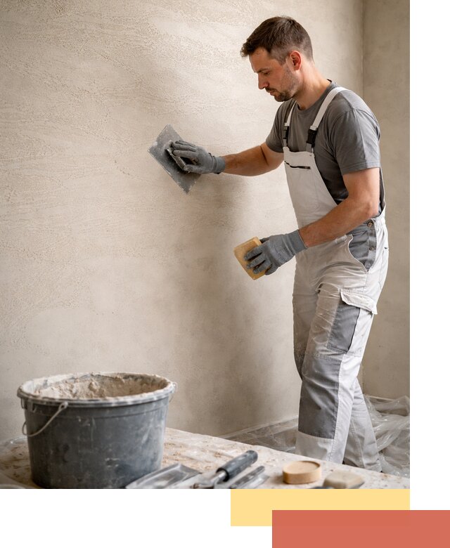 Декоративная штукатурка травертин в Югорске для стен и потолков