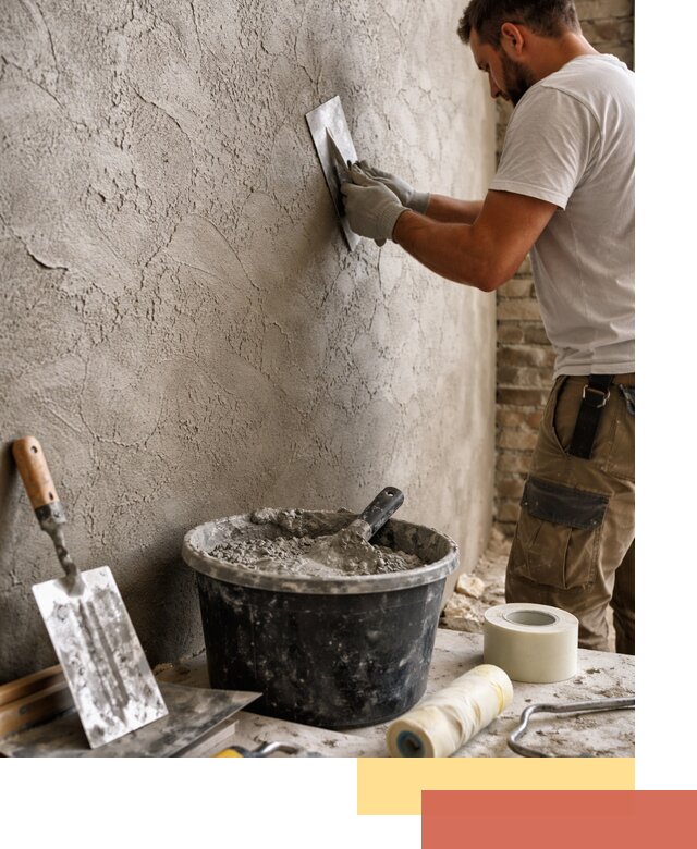 Декоративная штукатурка лофт в Югорске — отделка стен и потолков