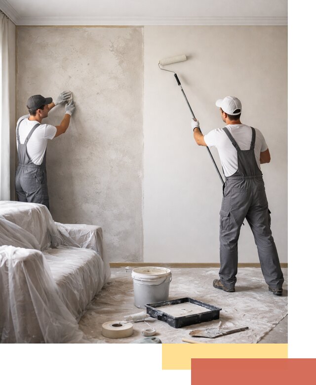 Покраска стен антивандальной краской в Югорске