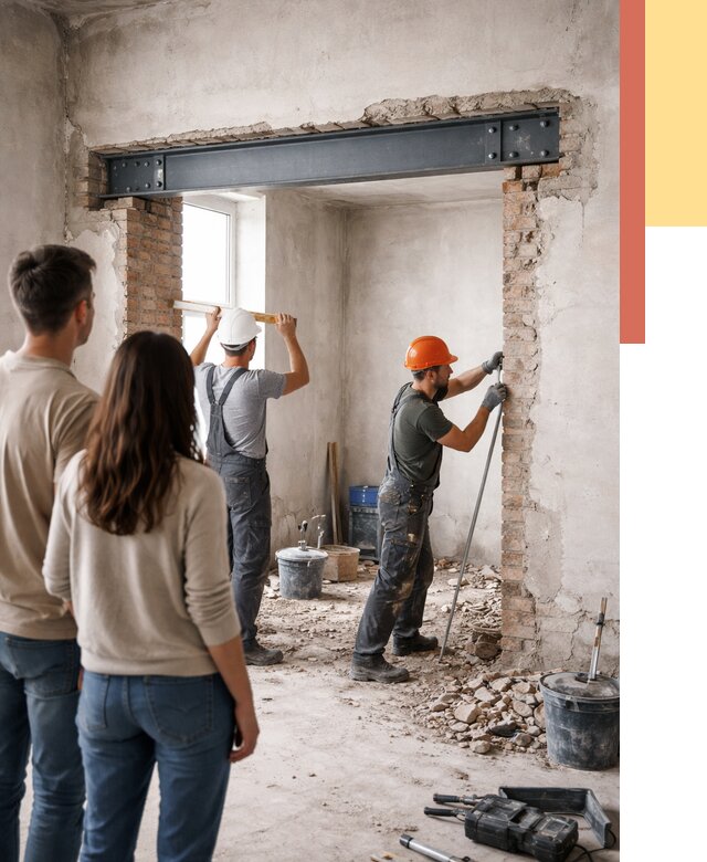 Усиление проема в стене в Югорске от 9700 руб. — усиление дверного проема металлоконструкцией | ОТДЕЛОЧНИК-Югр