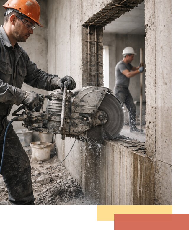 Алмазная резка проемов в Югорске быстро и точно