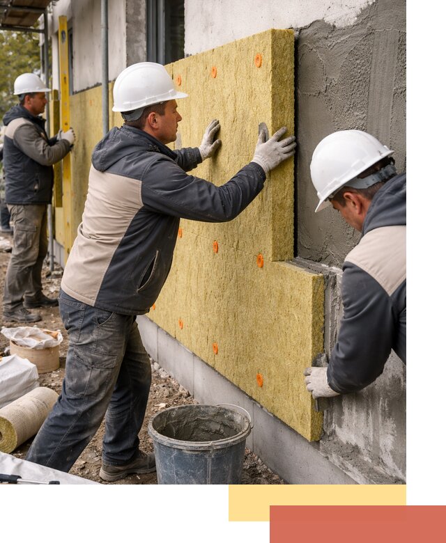 Утепление стен минватой в Югорске — тепло и звукоизоляция