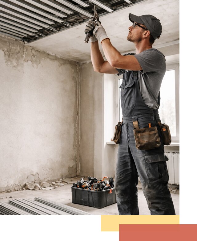 Демонтаж реечного потолка в Югорске быстро и аккуратно