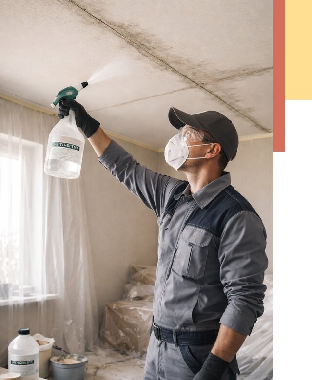 Антисептическая обработка потолка в Югорске от 2553 руб. | ОТДЕЛОЧНИК-Югр