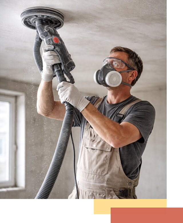 Шлифовка потолка в Югорске — качественная подготовка под отделку