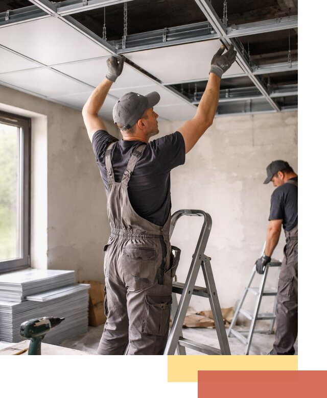 Монтаж кассетного потолка в Югорске качественно и быстро