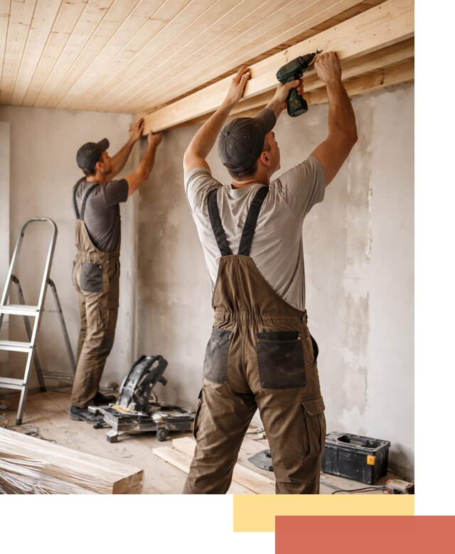 Монтаж потолка из вагонки в Югорске профессионально и аккуратно