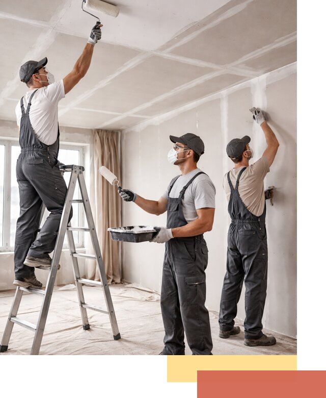 Покраска потолка из гипсокартона в Югорске качественно и недорого