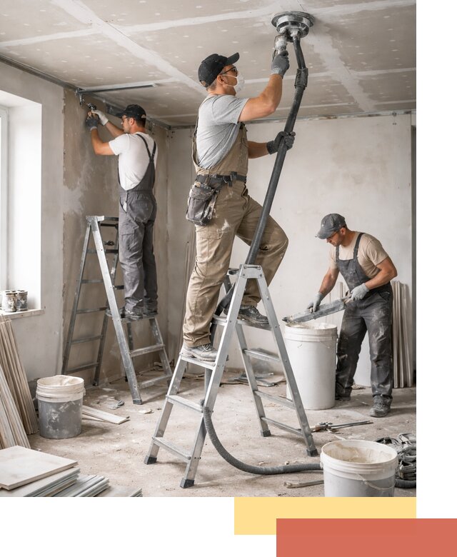 Ремонт потолка из гипсокартона в Югорске: быстрый и качественный монтаж