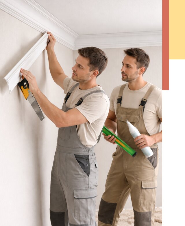 Монтаж потолочного плинтуса в Югорске от 2349 руб. — быстро и недорого | ОТДЕЛОЧНИК-Югр
